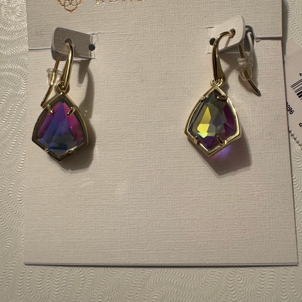 💜💫✨🆕KENDRA SCOTT
Cory 14K Goldplated & Glass Drop Earrings - Picture 3 of 6